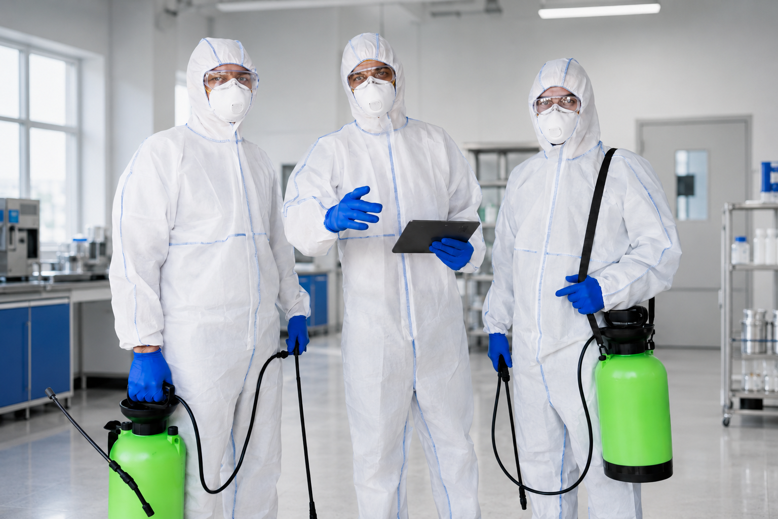 Techniciens Désinfect & Co.